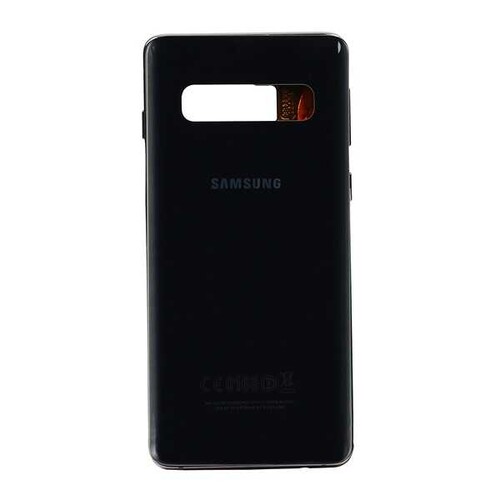 Samsung Galaxy S10 G973 Kasa Kapak Siyah Çıtalı - Thumbnail