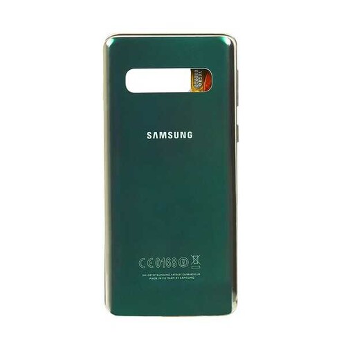 Samsung Galaxy S10 G973 Kasa Kapak Yeşil Çıtalı - Thumbnail
