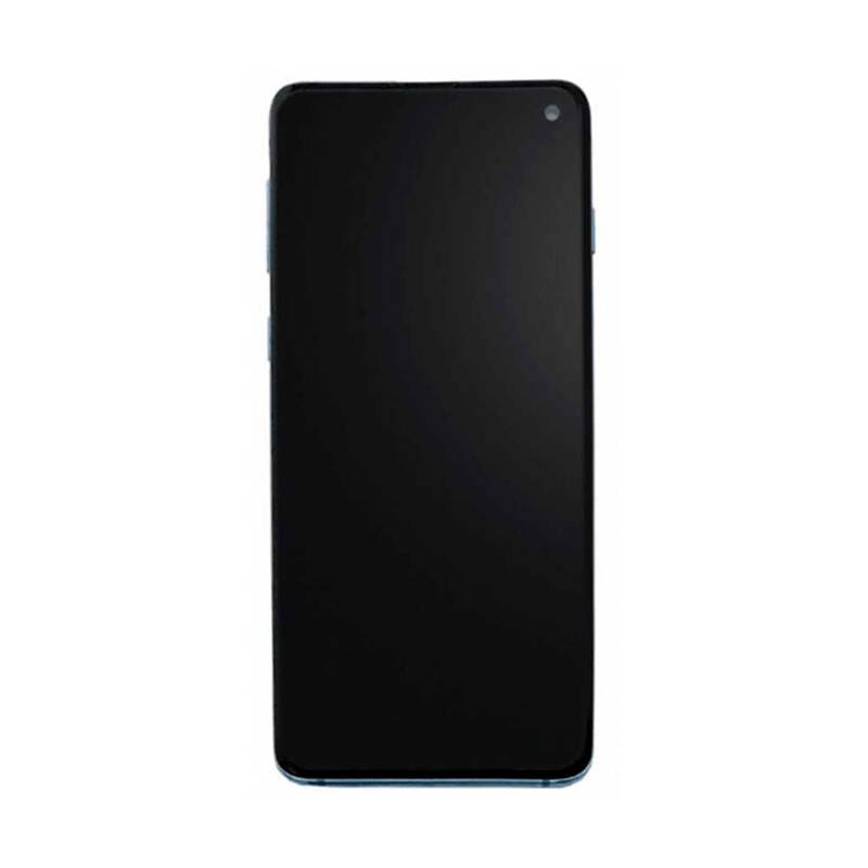 Samsung Galaxy S10 G973 Lcd Ekran Dokunmatik Mavi Servis GH82-18835B