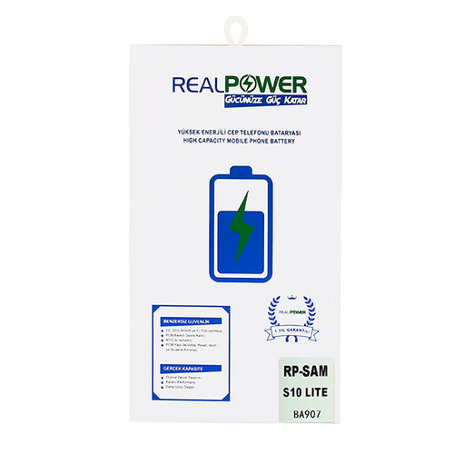RealPower Samsung Galaxy S10 Lite G770 Yüksek Kapasiteli Batarya Pil - Thumbnail