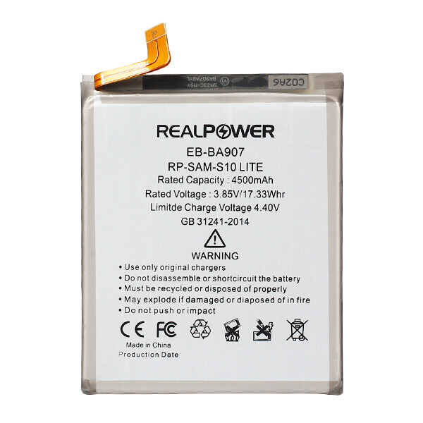 RealPower Samsung Galaxy S10 Lite G770 Yüksek Kapasiteli Batarya Pil