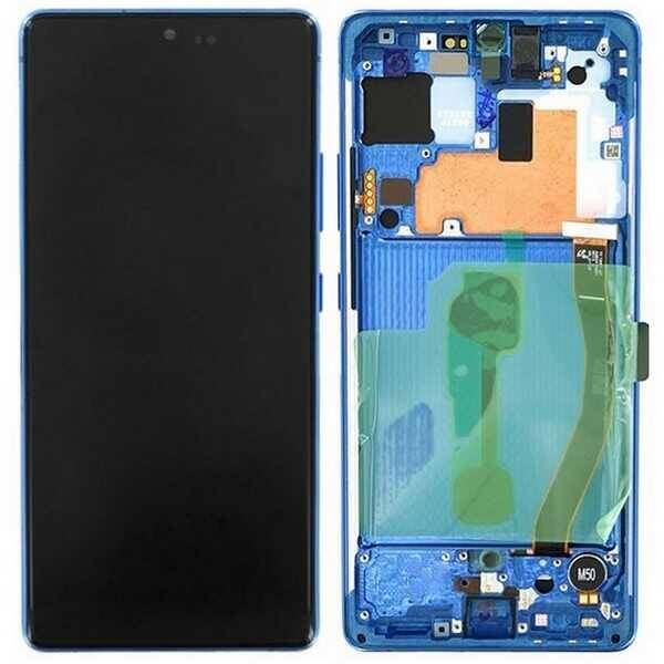 Samsung Galaxy S10 Lite G770 Lcd Ekran Dokunmatik Mavi Servis Gh82-21672c