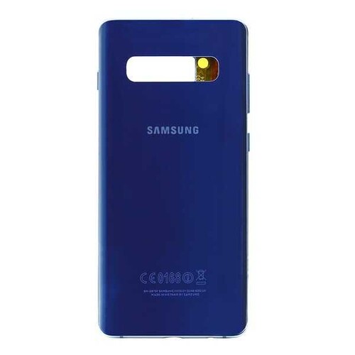 Samsung Galaxy S10 Plus G975 Kasa Kapak Mavi Çıtalı - Thumbnail