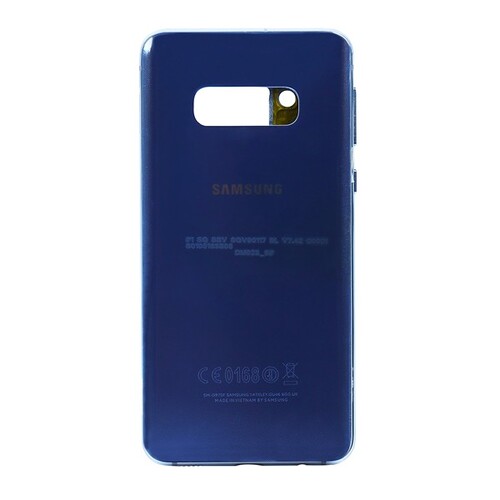 Samsung Galaxy S10e G970 Kasa Kapak Mavi Çıtalı - Thumbnail