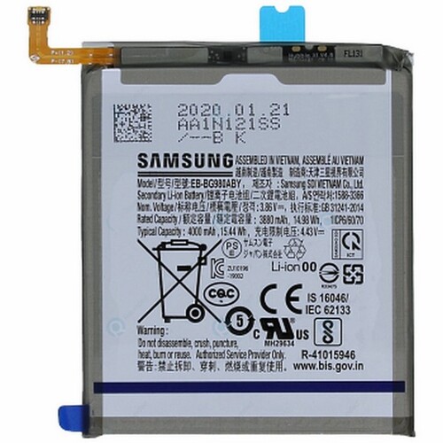 Samsung Galaxy S20 G980 Uyumlu Batarya Pil Eb-bg980aby - Thumbnail
