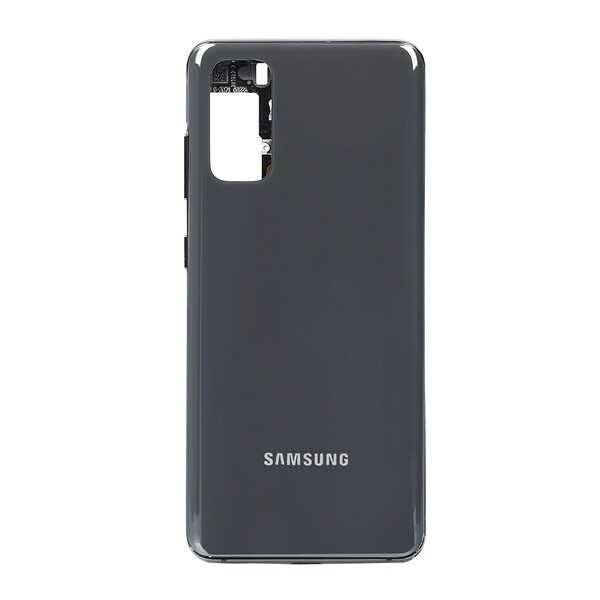 Samsung Uyumlu Galaxy S20 G980 Kasa Kapak Gri Çıtalı