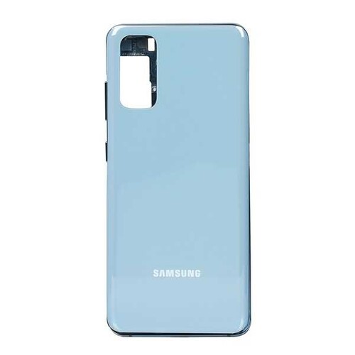 Samsung Galaxy S20 G980 Kasa Kapak Mavi Çıtalı - Thumbnail