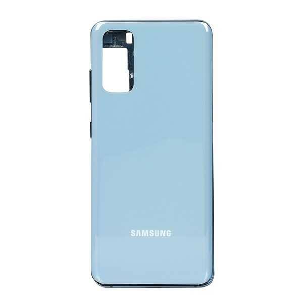 Samsung Galaxy S20 G980 Kasa Kapak Mavi Çıtalı