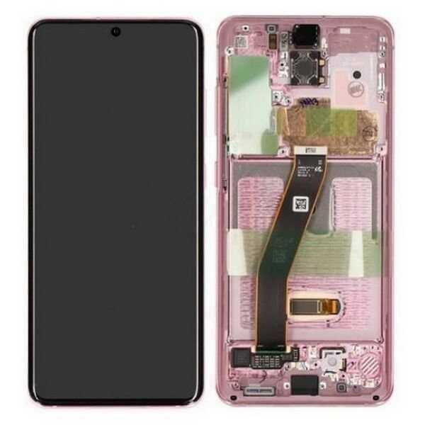 Samsung Galaxy S20 G980 Lcd Ekran Dokunmatik Rose Servis Gh82-22131c
