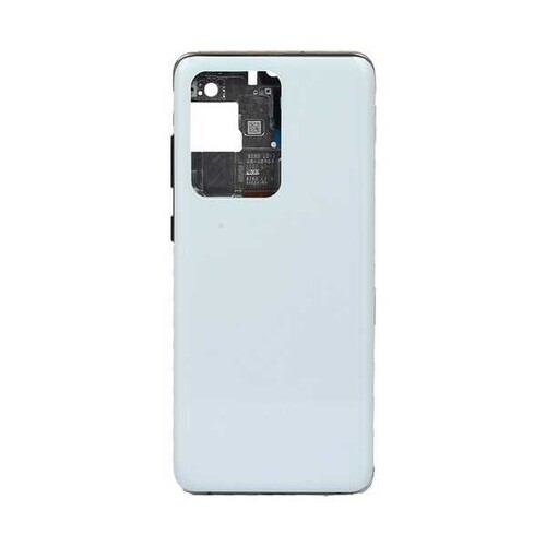 Samsung Galaxy S20 Ultra G988 Kasa Kapak Beyaz Çıtalı - Thumbnail
