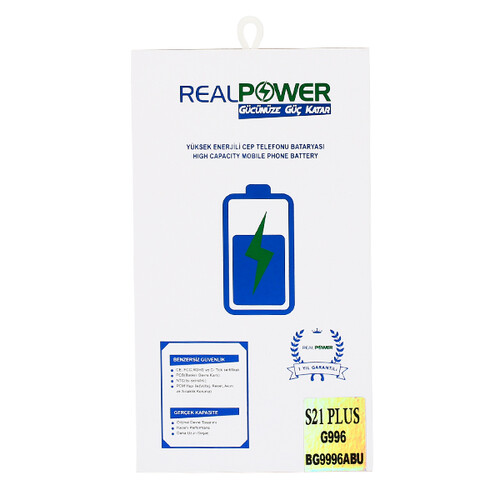 RealPower Samsung Galaxy S21 Plus 5g G996 Yüksek Kapasiteli Batarya Pil - Thumbnail