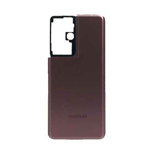 Samsung Galaxy S21 Ultra 5g G998 Arka Kapak Kahverengi - Thumbnail