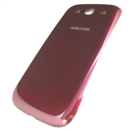 Samsung Galaxy S3 i9300 Arka Kapak Bordo - Thumbnail