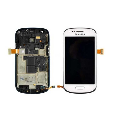 Samsung Galaxy S3 Mini i8190 Lcd Ekran Dokunmatik Beyaz - Thumbnail