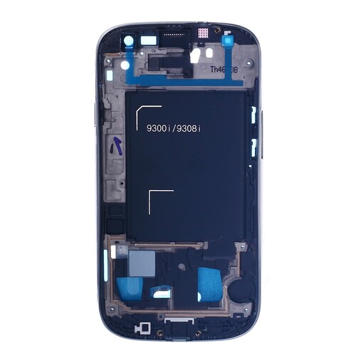 Samsung Galaxy S3 Neo i9300i i9301i i9308i Lcd Ekran Çıtası Gümüş - Thumbnail