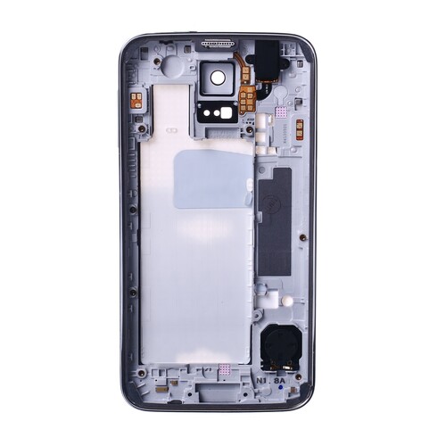 Samsung Galaxy S5 G900 Kasa Kapak Beyaz Çıtasız - Thumbnail