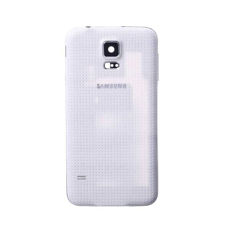 Samsung Galaxy S5 G900 Kasa Kapak Beyaz Çıtasız