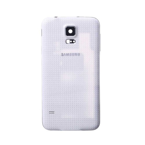 Samsung Galaxy S5 G900 Kasa Kapak Beyaz Çıtasız - Thumbnail