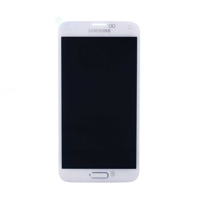 Samsung Galaxy S5 G900 Lcd Ekran Dokunmatik Beyaz Servis GH97-15959A