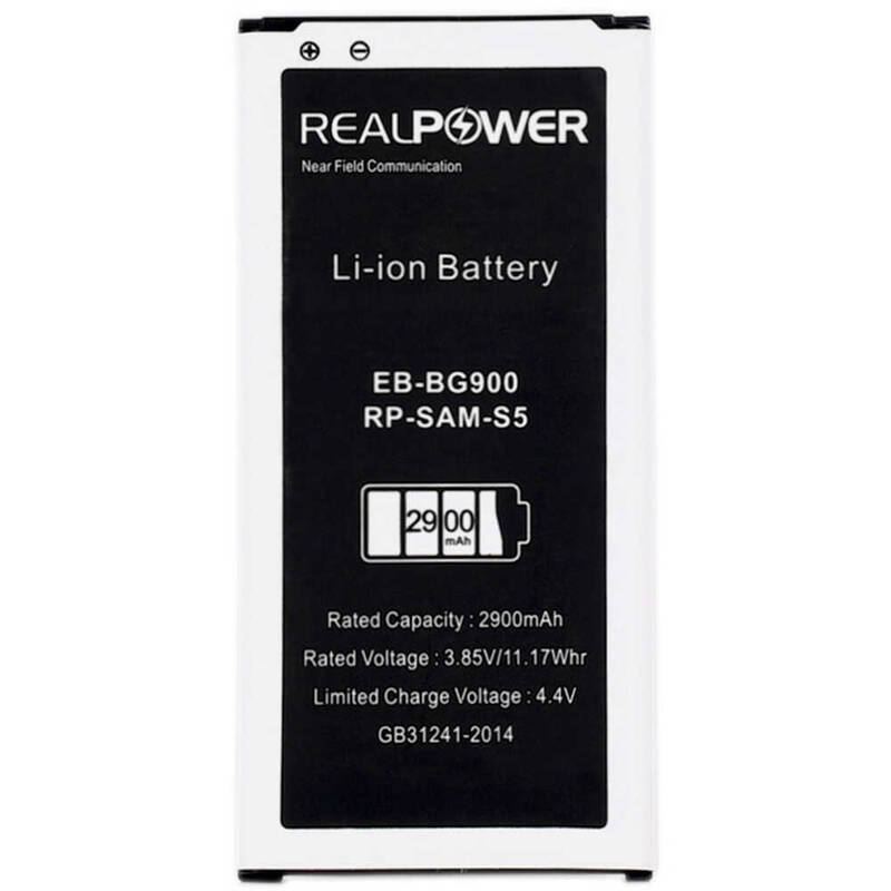 RealPower Samsung Galaxy S5 G900 Yüksek Kapasiteli Nfc Batarya Pil 2900mah