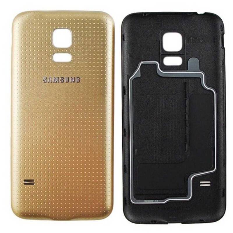 Samsung Galaxy S5 Mini G800 Arka Kapak Gold