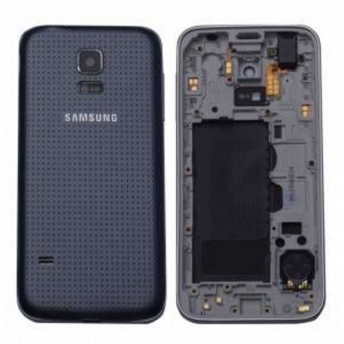 Samsung Galaxy S5 Mini G800 Kasa Kapak Gri Duos Çıtasız - Thumbnail