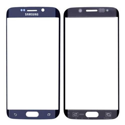 Samsung Galaxy S6 Edge G925 Dokunmatik Touch Mavi Çıtasız - Thumbnail