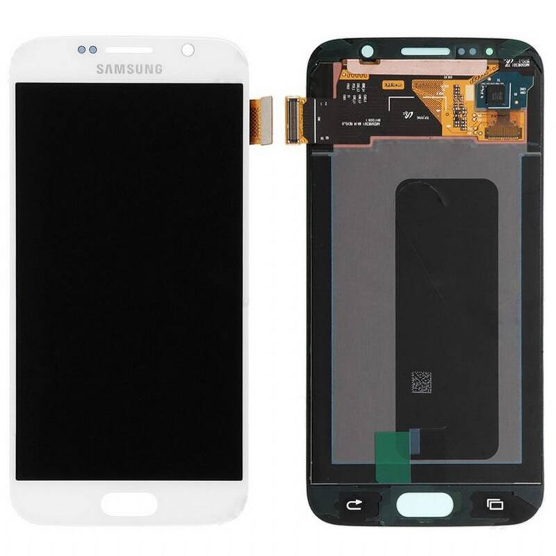 Samsung Galaxy S6 G920 Lcd Ekran Dokunmatik Beyaz Servis GH97-17260B