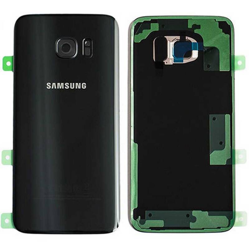 Samsung Uyumlu Galaxy S7 Edge G935 Kasa Kapak Siyah Çıtalı