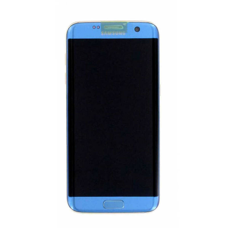 Samsung Galaxy S7 Edge G935 Lcd Ekran Dokunmatik Mavi Servis GH97-18533G
