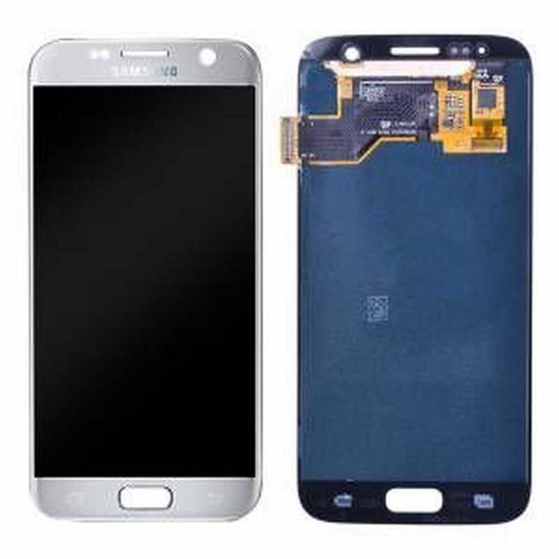 Samsung Galaxy S7 G930 Lcd Ekran Dokunmatik Gümüş Servis GH97-18523B