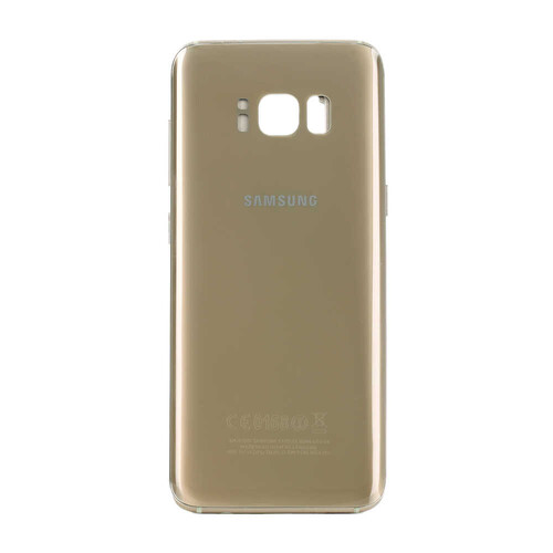 Samsung Galaxy S8 G950 Kasa Kapak Gold Çıtalı - Thumbnail
