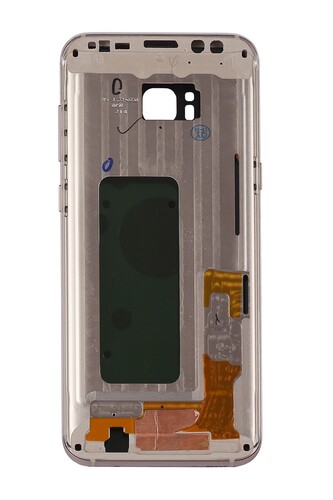 Samsung Galaxy S8 Plus G955 Kasa Kapak Gold Çıtalı - Thumbnail