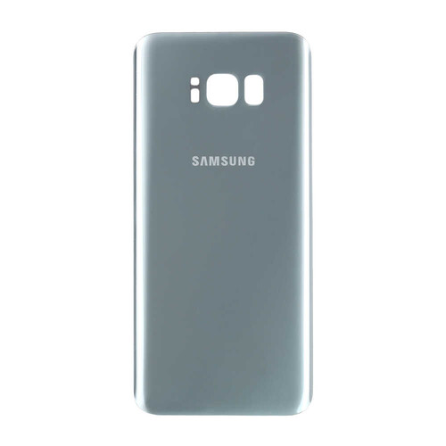 Samsung Galaxy S8 Plus G955 Kasa Kapak Gümüş Çıtalı - Thumbnail