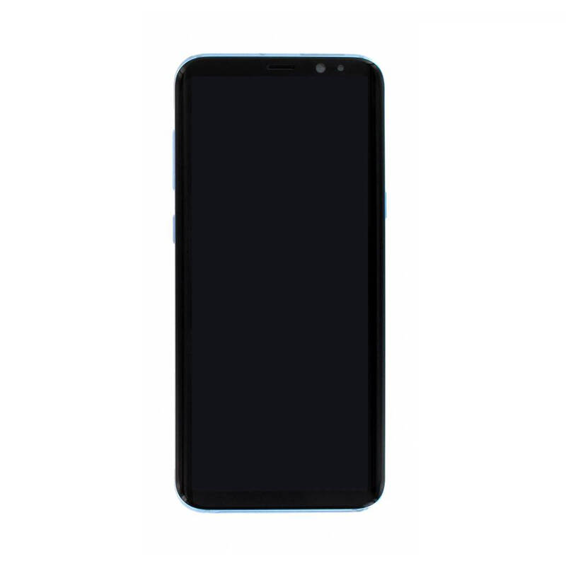 Samsung Galaxy S8 Plus G955 Lcd Ekran Dokunmatik Mavi Servis GH97-20564D
