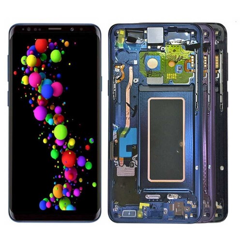 Samsung Galaxy S9 Plus G965 Lcd Ekran Dokunmatik Gri Servis GH97-21692C - Thumbnail
