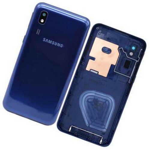 Samsung Uyumlu Galaxy A2 Core A260 Kasa Kapak Mavi Çıtasız - Thumbnail