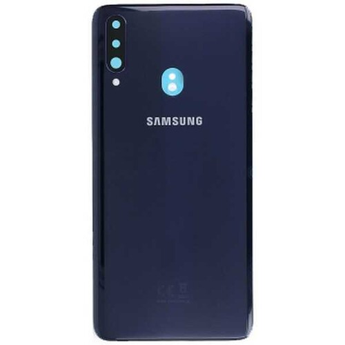 Samsung Uyumlu Galaxy A20s A207 Arka Kapak Lacivert - Thumbnail