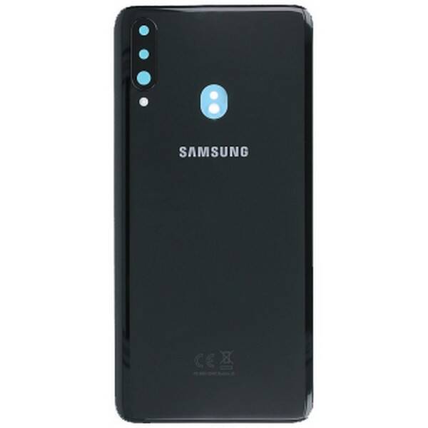 Samsung Uyumlu Galaxy A20s A207 Arka Kapak Siyah