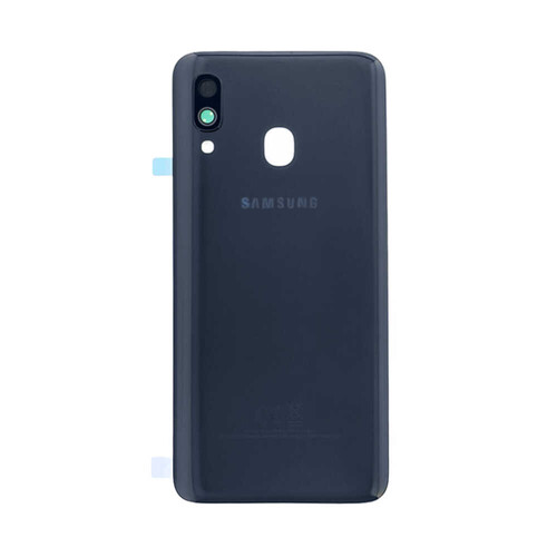 Samsung Uyumlu Galaxy A40 A405 Arka Kapak Siyah - Thumbnail