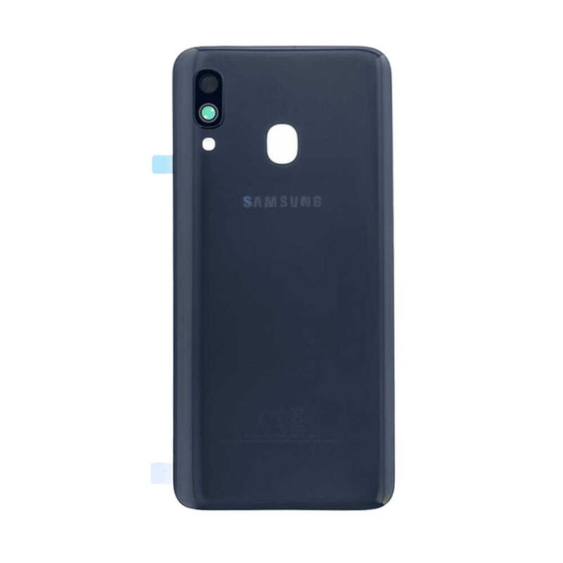 Samsung Uyumlu Galaxy A40 A405 Kasa Kapak Siyah Çıtalı