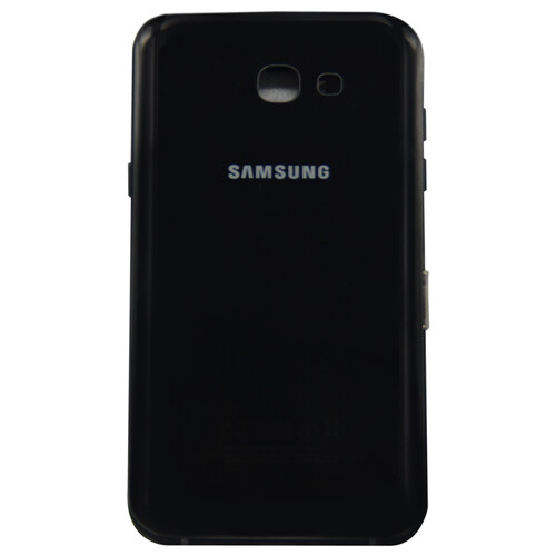 Samsung Uyumlu Galaxy A720 Arka Kapak Siyah - Thumbnail