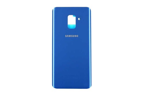Samsung Uyumlu Galaxy A8 2018 A530 Arka Kapak Mavi - Thumbnail