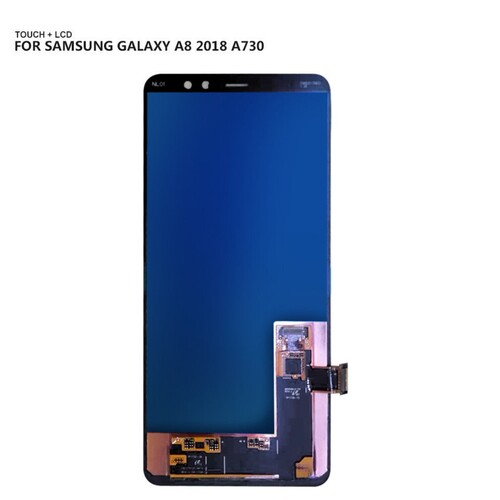 Samsung Uyumlu Galaxy A8 Plus 2018 A730 Lcd Ekran Siyah Servis GH97-21535A - Thumbnail
