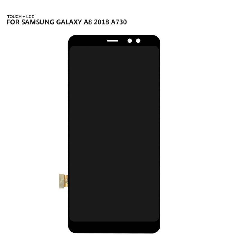Samsung Uyumlu Galaxy A8 Plus 2018 A730 Lcd Ekran Siyah Servis GH97-21535A