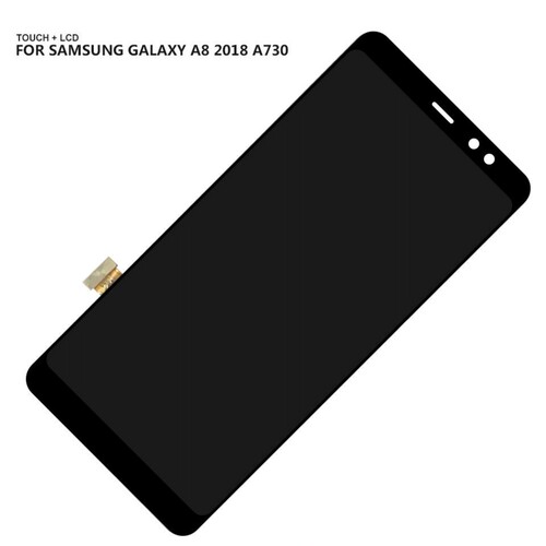 Samsung Uyumlu Galaxy A8 Plus 2018 A730 Lcd Ekran Siyah Servis GH97-21535A - Thumbnail