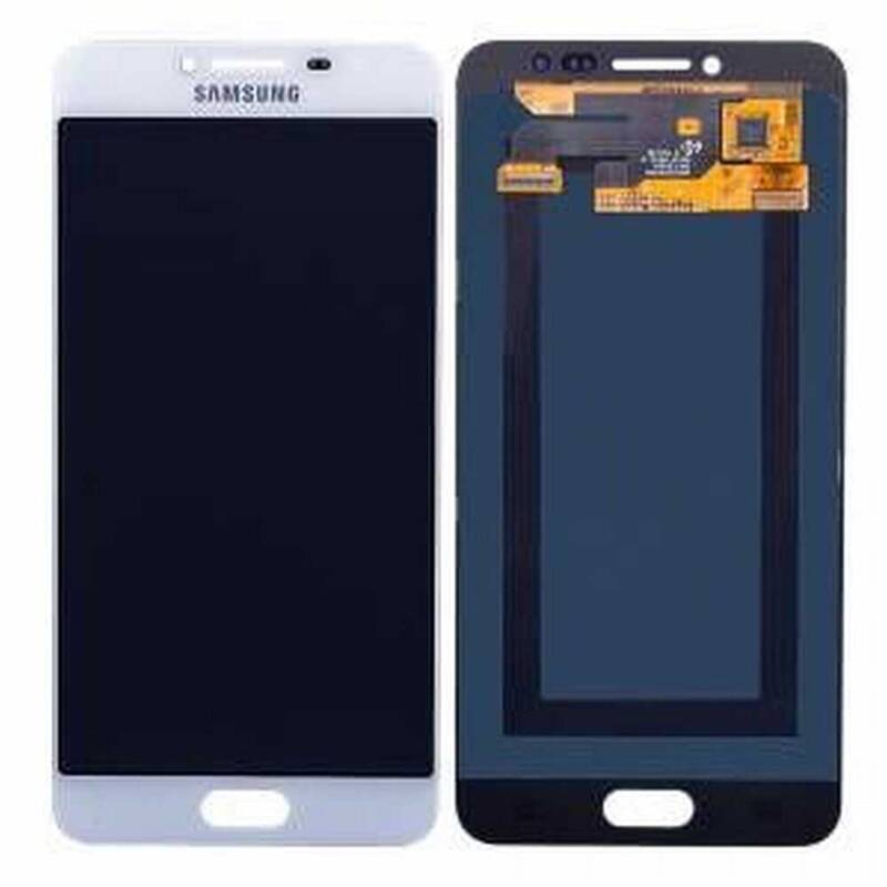 Samsung Uyumlu Galaxy C5 C5000 Lcd Ekran Beyaz Servis GH97-19116D