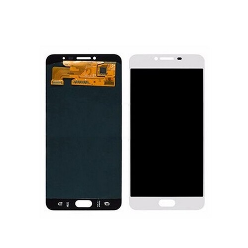 Samsung Uyumlu Galaxy C7 C7000 Lcd Ekran Beyaz Servis GH97-19135D - Thumbnail