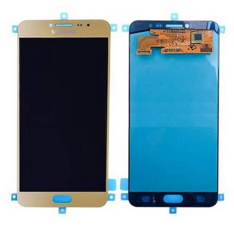 Samsung Uyumlu Galaxy C7 C7000 Lcd Ekran Gold Servis GH97-19135A