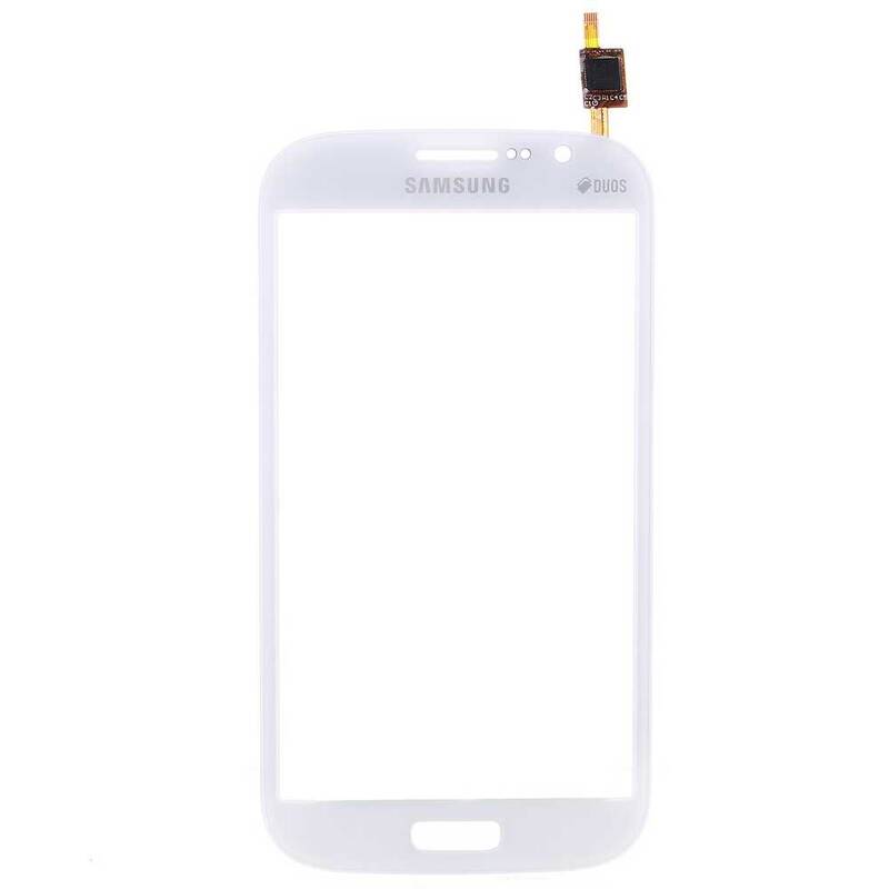 Samsung Uyumlu Galaxy Grand I9080 I9082 Dokunmatik Beyaz Çıtasız